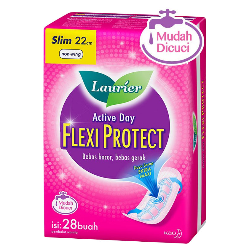 Laurier Flexi Protect Non Wing 22 cm - 28 Pads