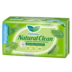 Gambar Laurier Pantyliner Natural Clean - 40 Pads Perawatan Ms V