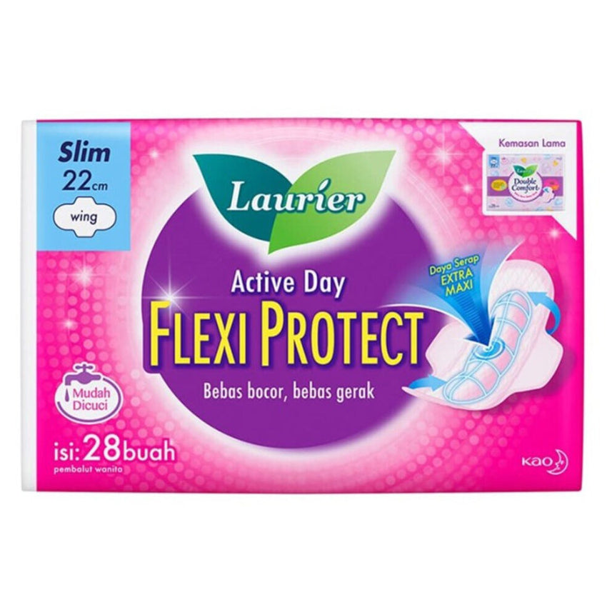 Laurier Flexi Protect Wing 22 cm - 28 Pads