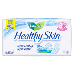 Gambar Laurier Healthy Skin Day Slim Non Wing 22 cm - 20 Pads Perawatan Ms V
