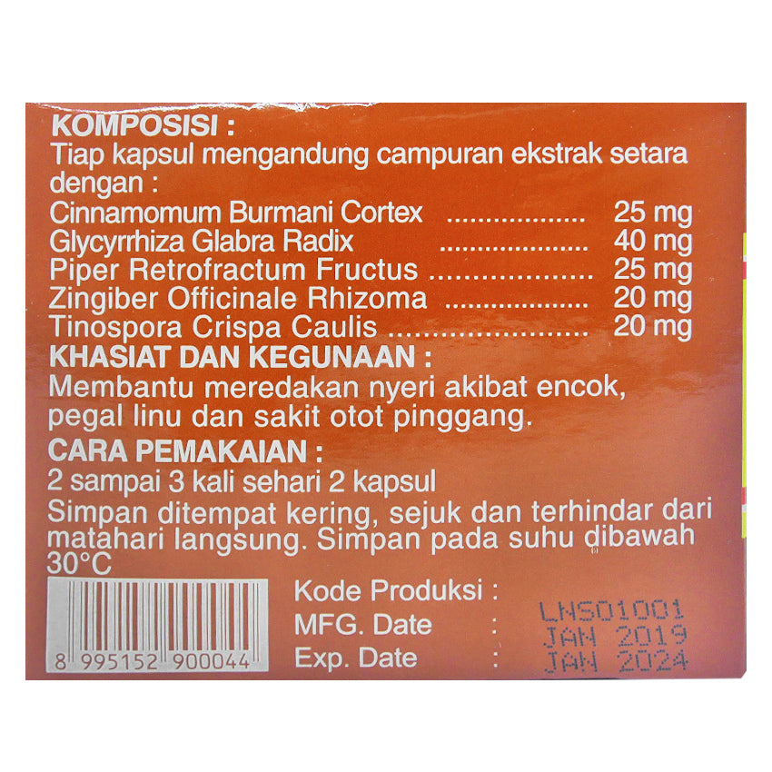 Linucyl 580 mg Box - 120 Kapsul