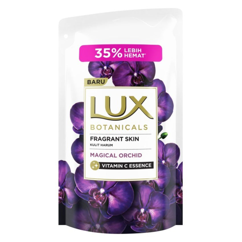 Gambar LUX Botanicals Magical Orchid Body Wash Pouch - 850 gr Jenis Perawatan Tubuh