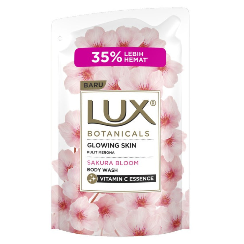 Gambar LUX Botanicals Sakura Bloom Body Wash Pouch - 850 gr Jenis Perawatan Tubuh