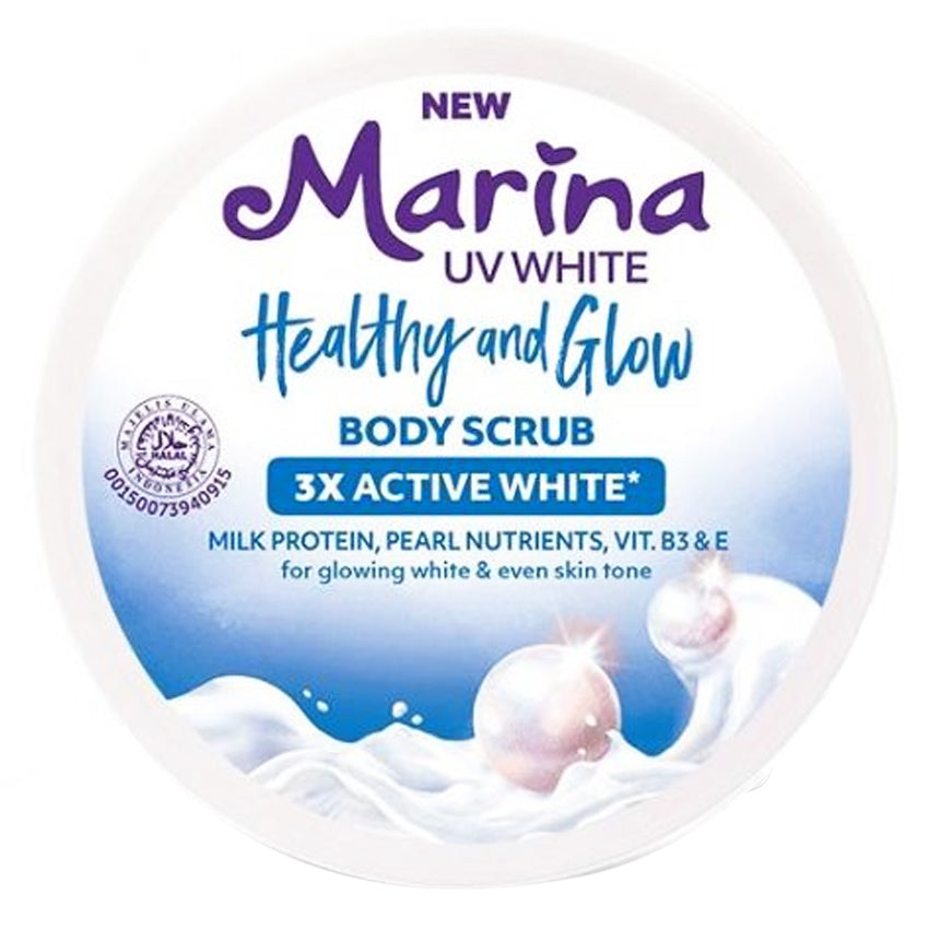 Marina UV White Healthy & Glow Body Scrub - 200 mL