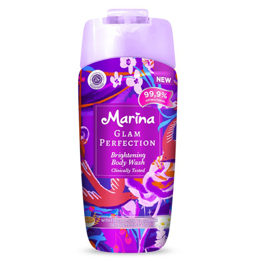 Gambar Marina Brightening Body Wash Glow & Glam Perfection - 95 mL Jenis Perawatan Tubuh