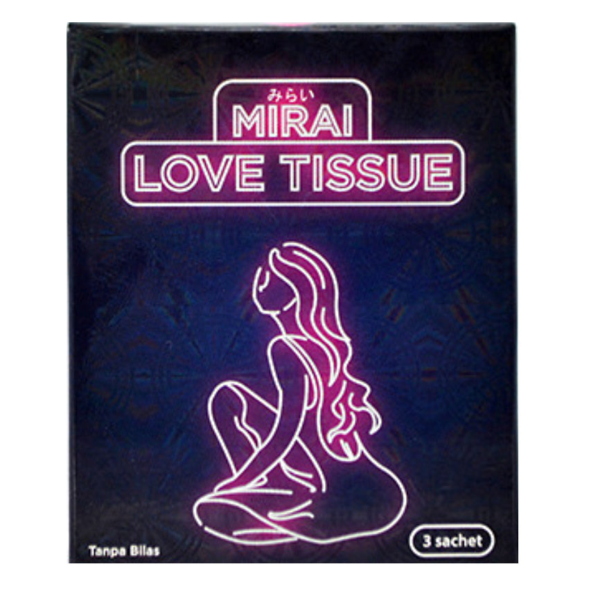 Gambar Mirai Love Tissue - 3 Pcs Jenis Obat Kuat