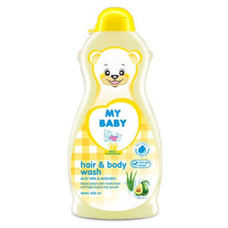 Gambar My Baby Hair & Body Wash Aloe Vera & Avocado Bottle - 200 mL Perlengkapan Bayi & Anak