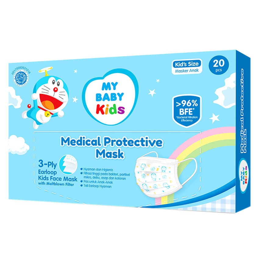My Baby Kids Medical Protective Mask Earloop - 20 Pcs