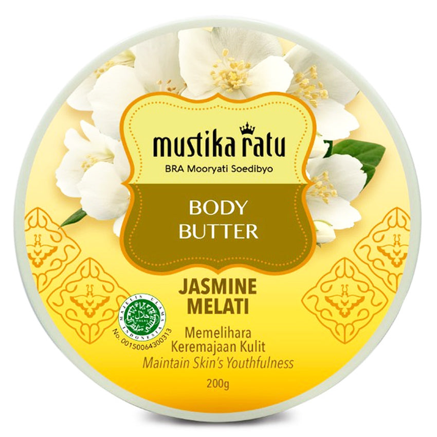 Gambar Mustika Ratu Body Butter Jasmine Melati - 200 g Jenis Perawatan Tubuh