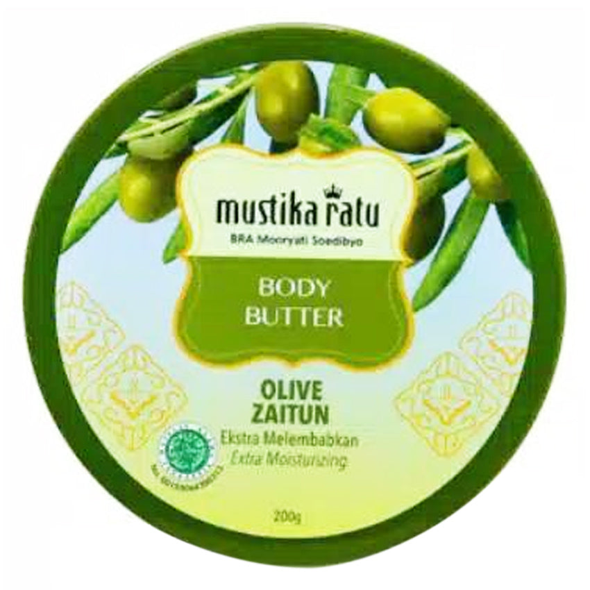 Gambar Mustika Ratu Body Butter Olive Oil Zaitun - 200 g Jenis Perawatan Tubuh