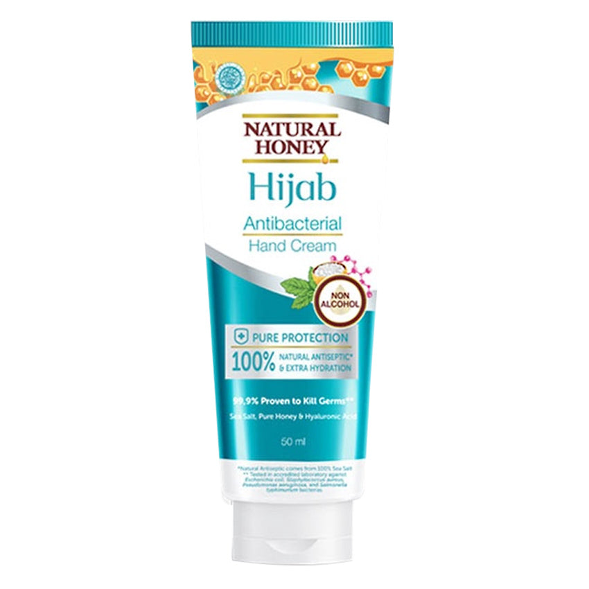 Natural Honey Hijab Antibacterial Hand Cream - 50 mL