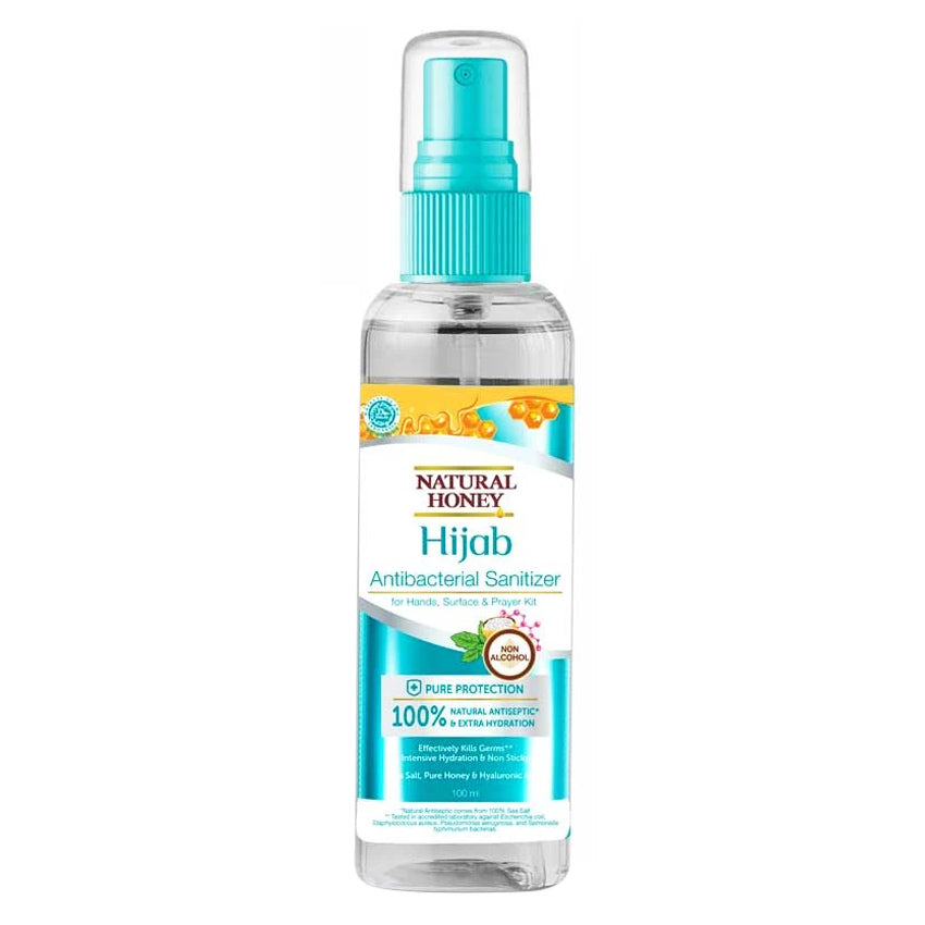 Natural Honey Hijab Antibacterial Hand Sanitizer Spray - 100 mL