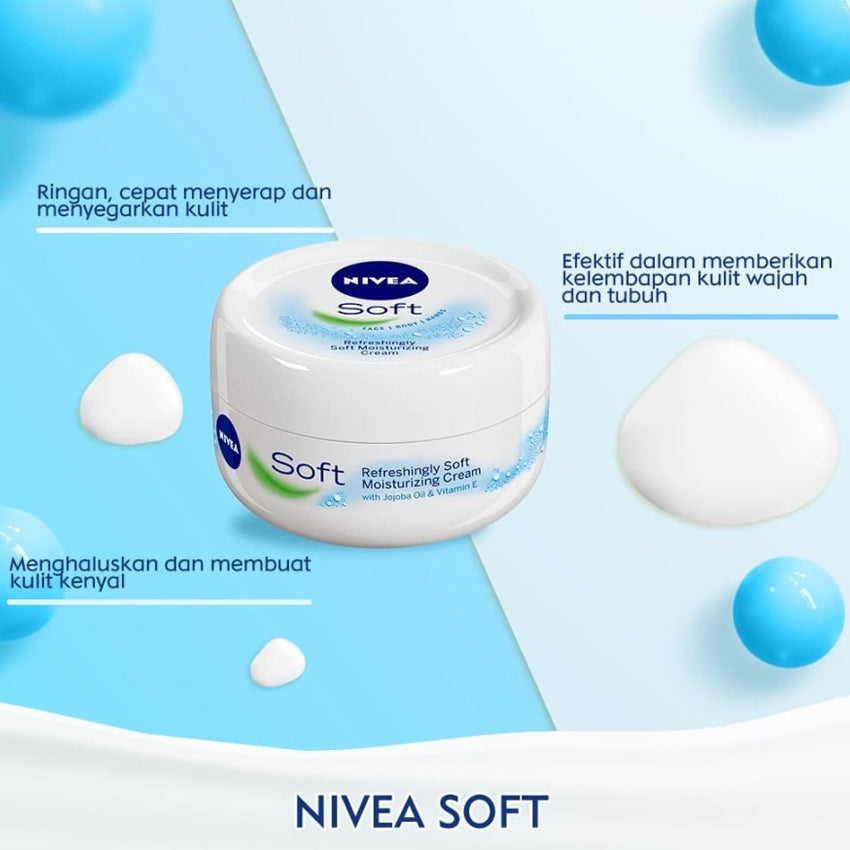 Nivea Soft Moisturizing Cream - 100 mL