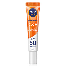 Gambar Nivea Extra Protect C&E Vitamin Suncare SPF 50 PA - 30 mL Perawatan Wajah