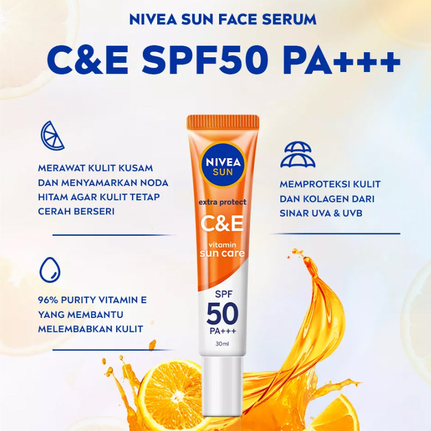Nivea Extra Protect C&E Vitamin Suncare SPF 50 PA+++ - 30 mL