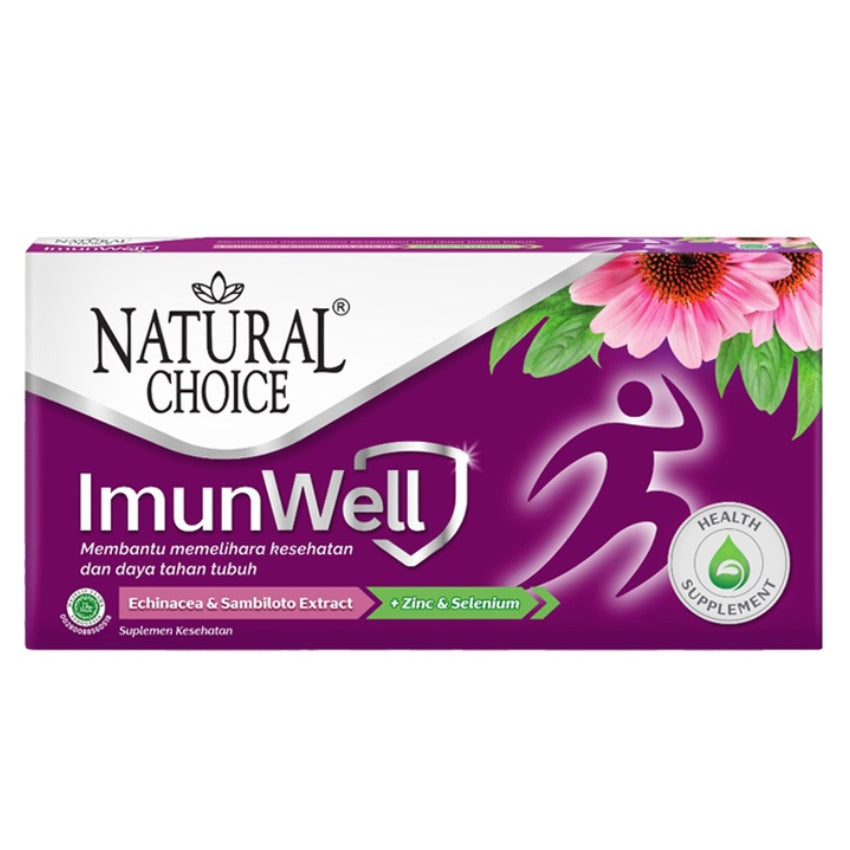Gambar Natural Choice Imunwell - 12 Kaplet Jenis Suplemen Kesehatan