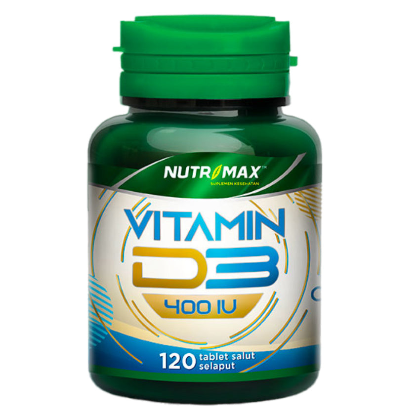 GambarNutrimax Vitamin D3 400 IU - 120 Tablet Jenis Suplemen Kesehatan