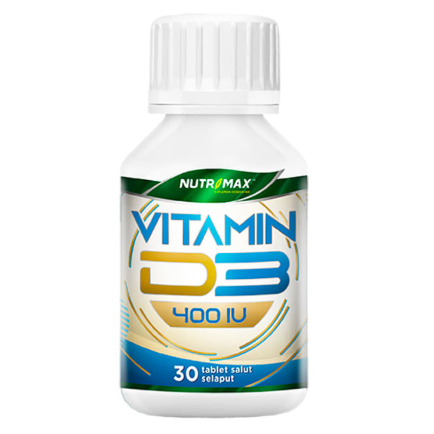 GambarNutrimax Vitamin D3 400 IU - 30 Tablet Jenis Suplemen Kesehatan
