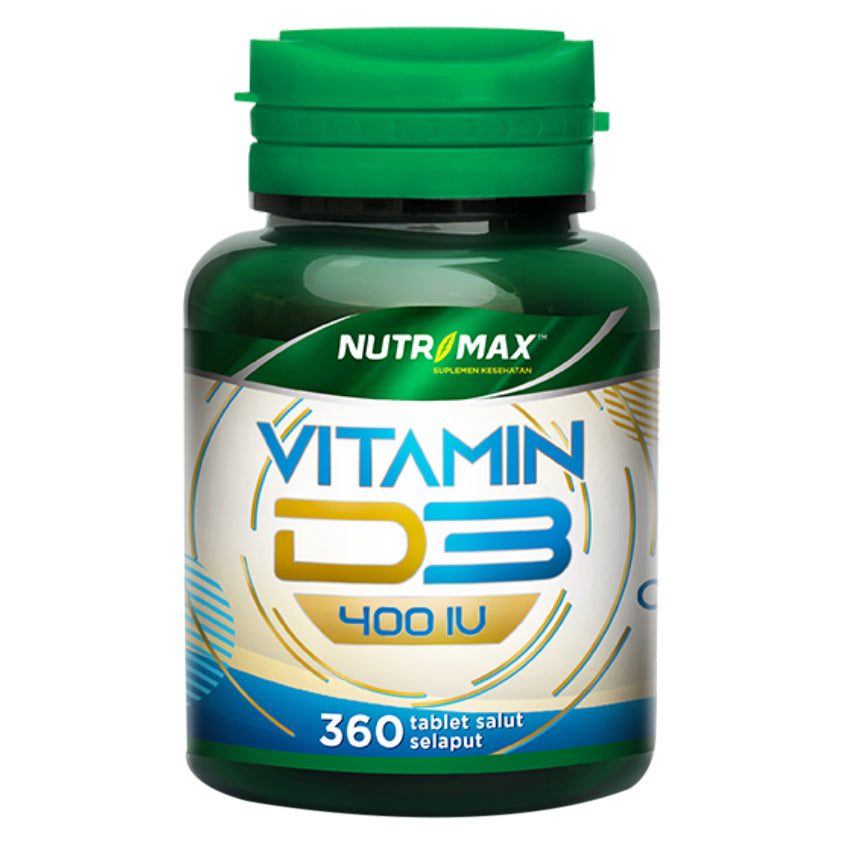 Gambar Nutrimax Vitamin D3 400 IU - 360 Tablet Jenis Suplemen Kesehatan