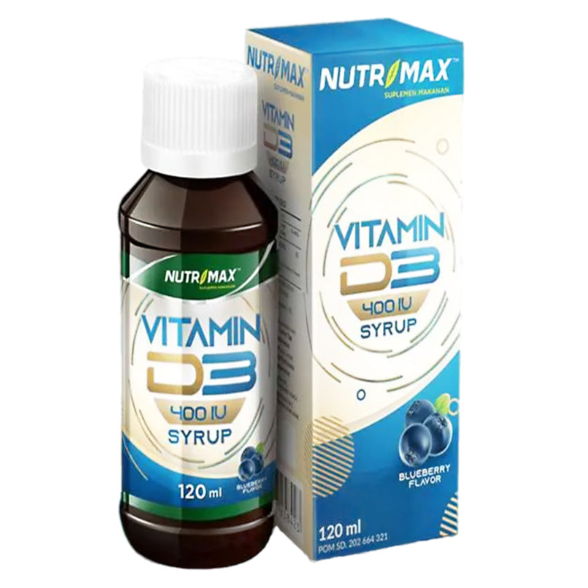 Gambar Nutrimax Vitamin D3 400 IU Syrup - 120 mL Jenis Suplemen Kesehatan