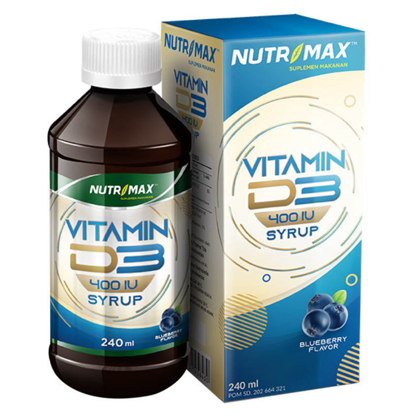 Gambar Nutrimax Vitamin D3 400 IU Syrup - 240 mL Jenis Suplemen Kesehatan