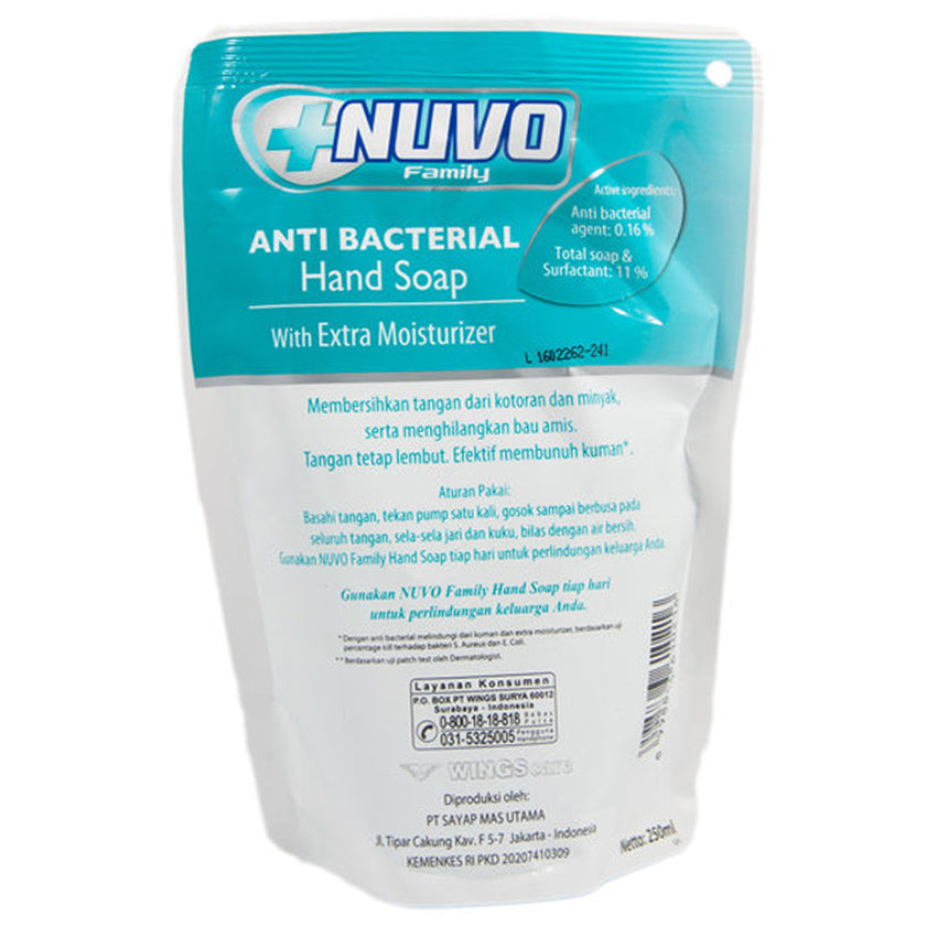 Nuvo Hand Soap Icy Splash Pouch - 250 mL