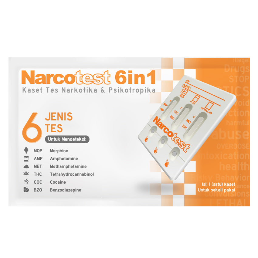 Gambar Narcotest Test Narkotika - 1 Pcs Jenis Tes Penyakit Menular Seksual