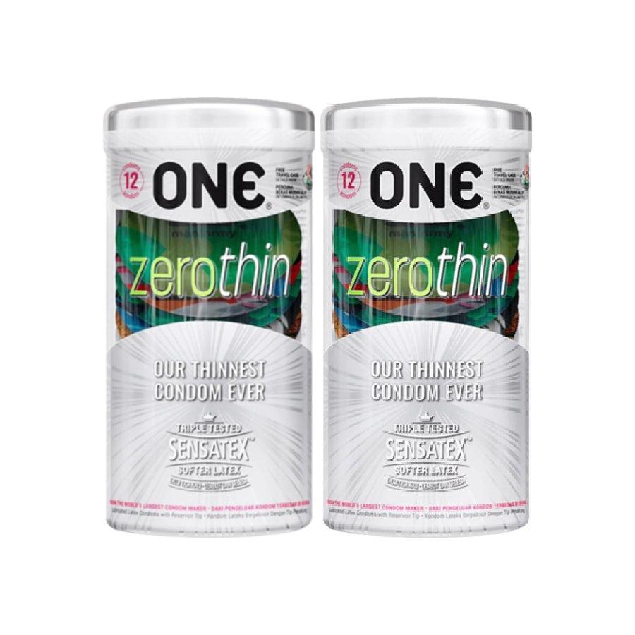 ONE® Kondom Zero Thin 12 Pcs - 2 Box