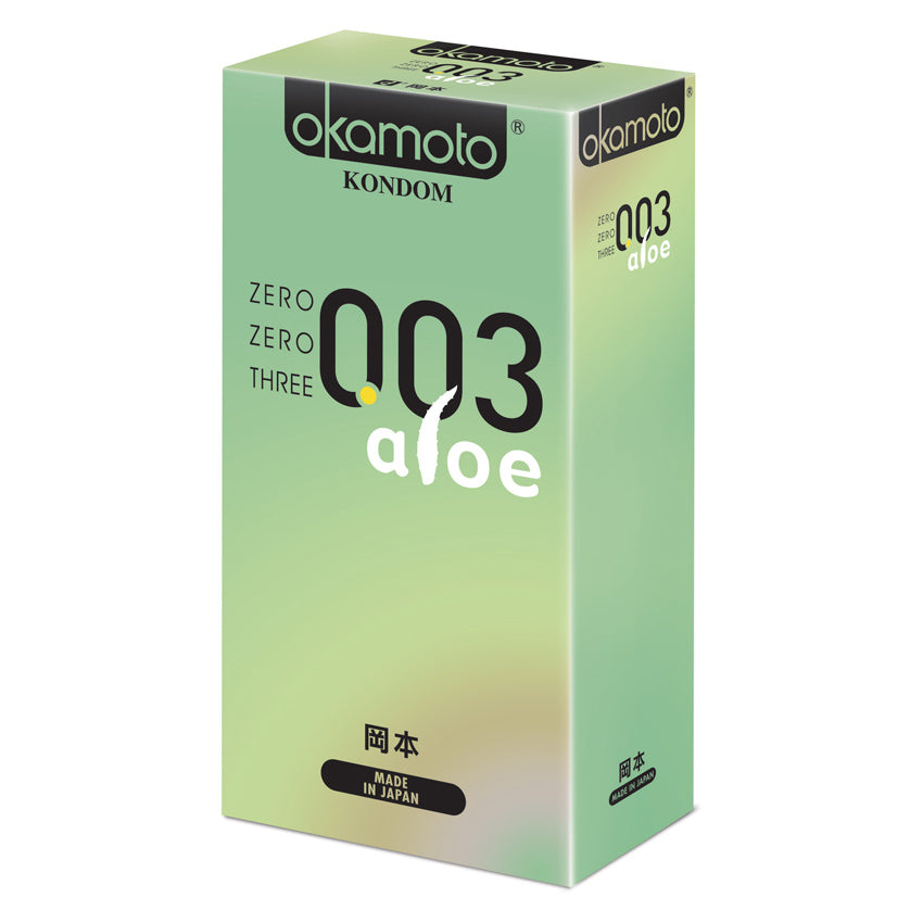 Okamoto Kondom Aloe - 10 Pcs