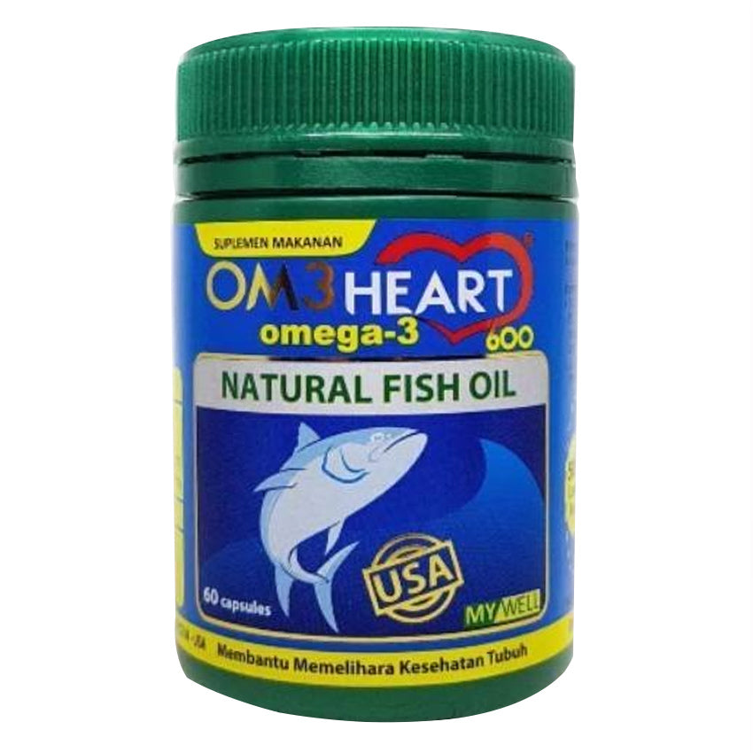 Gambar Om3heart Omega 3 Natural Fish Oil - 30 Tablet Jenis Kesehatan