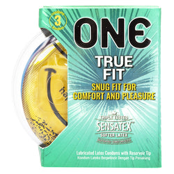 Gambar ONE® Kondom True Fit  - 3 Pcs Kondom
