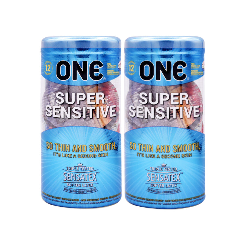 Gambar ONE® Kondom Super Sensitive 12 Pcs - 2 Box Kondom