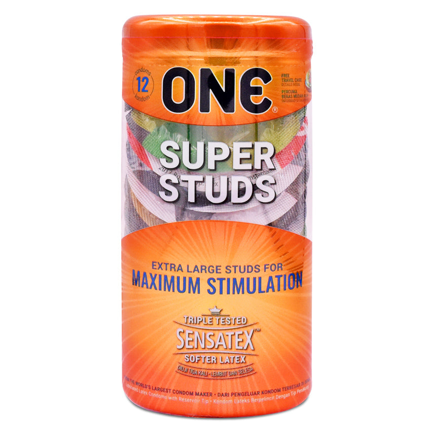 Gambar ONE® Kondom Super Studs - 12 Pcs Jenis Kondom
