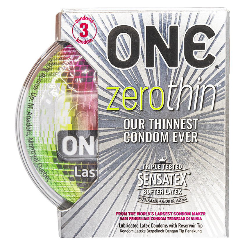 ONE® Kondom Zero Thin - 3 Pcs