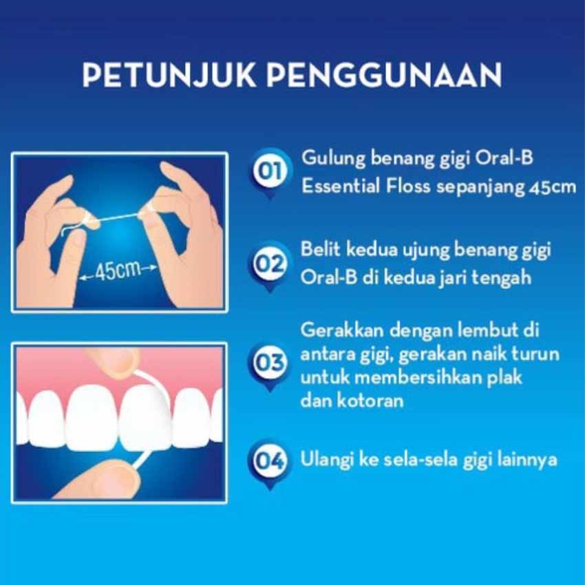 Oral-B Essential Floss Benang Gigi - 50 m