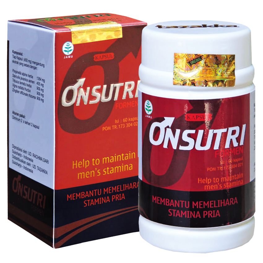 Gambar Onsutri For Men - 60 Kapsul Jenis Obat Kuat