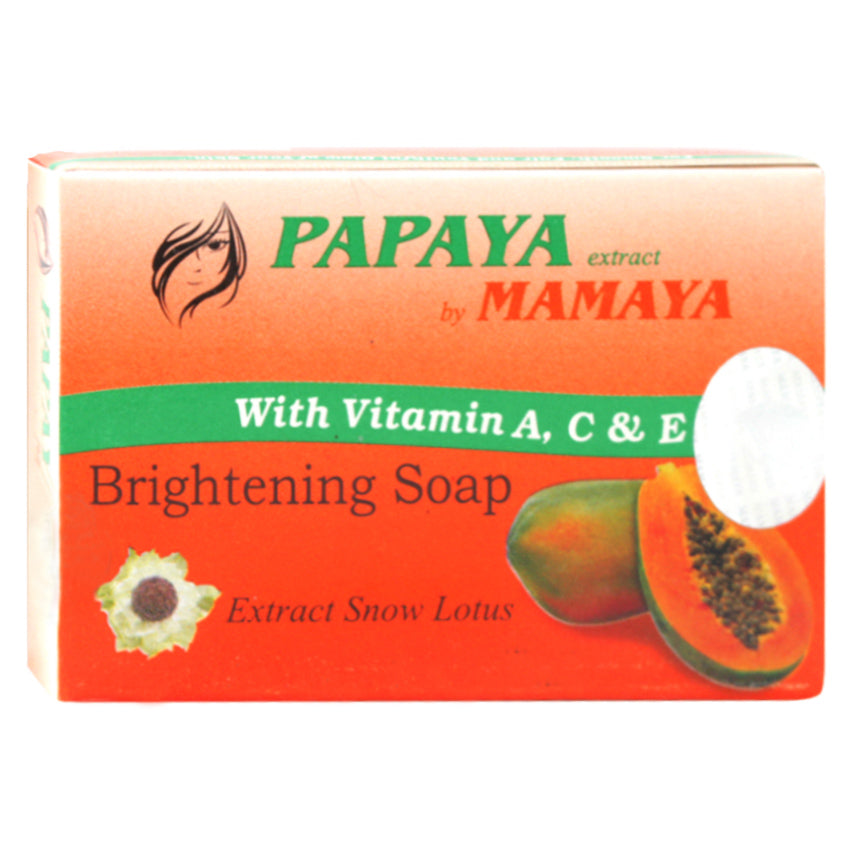 Gambar Papaya By Mamaya Brightening Soap with Vitamin A, C & E - 135 gr Jenis Perawatan Tubuh