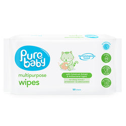 Gambar Pure Baby Multipurpose Wipes - 100 Sheets Perlengkapan Bayi & Anak