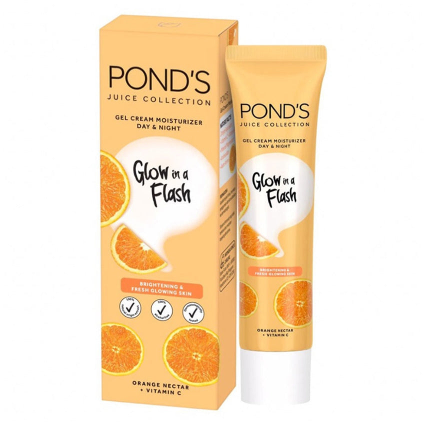 Gambar Ponds Juice Collection Orange Nectar + Vitamin C Gel Cream - 20 gr Jenis Perawatan Wajah