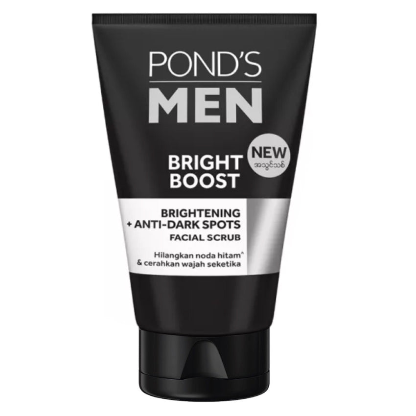 Gambar Ponds Men Bright Boost Facial Scrub - 100 gr Jenis Perawatan Pria