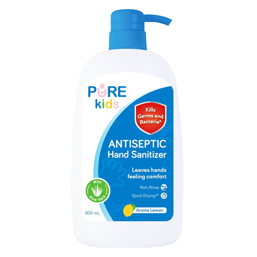 Gambar Pure Kids Antiseptic Hand Sanitizer Lemon - 900 mL Perlengkapan Bayi & Anak