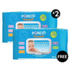 Pure BB Hand & Mouth Aloevera Combo - 60 Sheets (2)