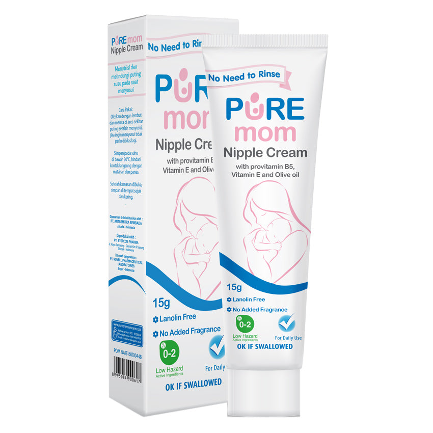 Pure Mom Nipple Cream - 15 gr