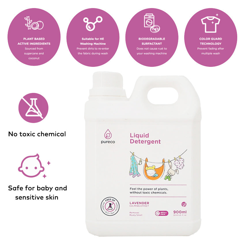 Pureco Liquid Detergent - 900 mL