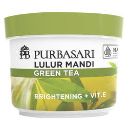 Gambar Purbasari Lulur Mandi Green Tea Brightening  Vit E - 100 gr Perawatan Tubuh