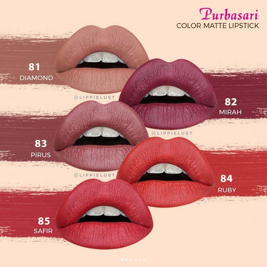 Purbasari Lipstick Color Matte 81