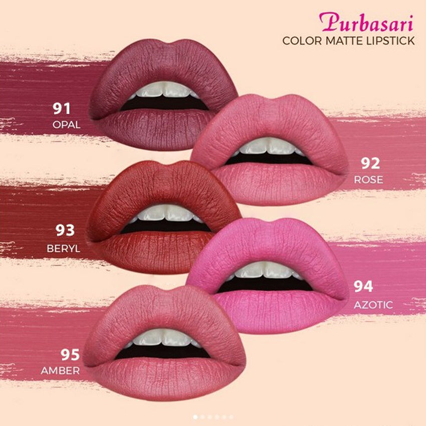 Gambar Purbasari Lipstick Color Matte 91 Perawatan Wajah