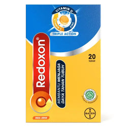 Gambar Redoxon Multivitamin Plus Zinc Rasa Jeruk - 20 Tablet Suplemen Kesehatan