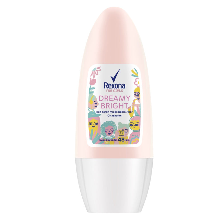 Gambar Rexona Dreamy Bright Roll On Deodorant - 40 mL Jenis Deodorant