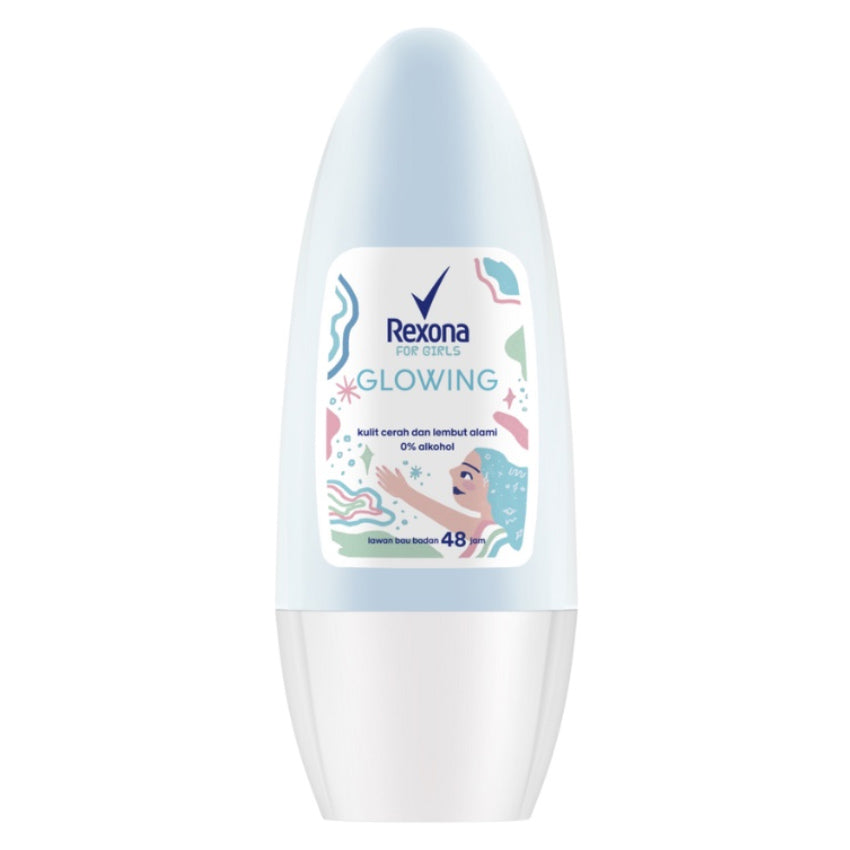 Gambar Rexona Glowing Roll On Deodorant - 40 mL Jenis Deodorant